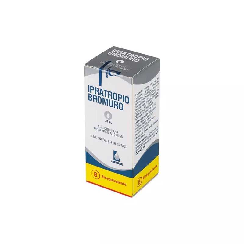 BROMURO IPRATROPIO SOL INH 0 025 X20ML LAFEDAR