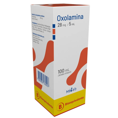 Oxolamina Infantil Jarabe 28mg/5ml x 100 ml (Mintlab)