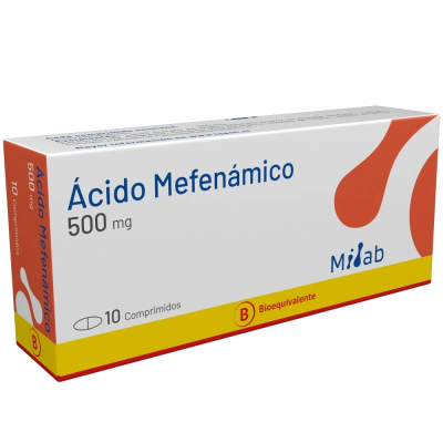 Acido Mefenamico 500 mg x 10 comprimidos. (Mintlab)