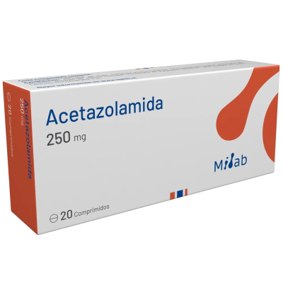 Acetazolamida 250 mg x 20 comprimidos. (Mintlab)