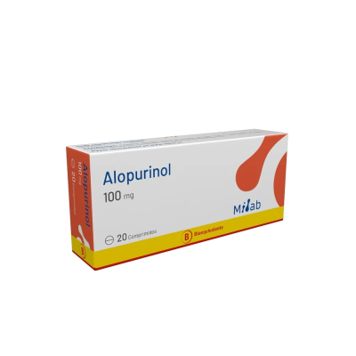 Alopurinol 100 mg x 20 comprimidos. (Mintlab)