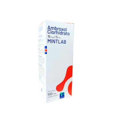 Ambroxol 15mg/5ml jarabe infantil x 100 ml. (Mintlab)