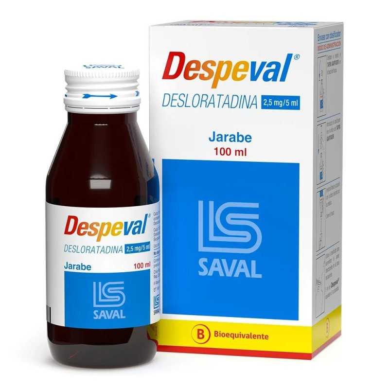 DESPEVAL B JARABE 2 5MG/5ML FRASCO 100ML