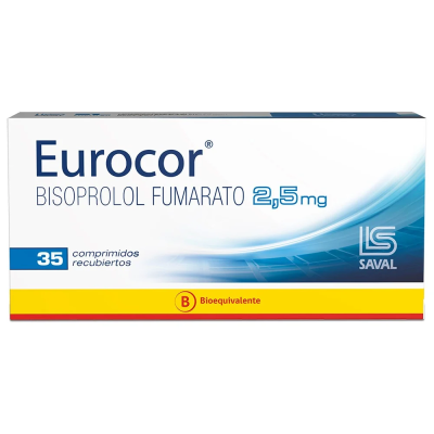 Eurocor 2.5 mg x 35 comprimidos. (Cenabast)