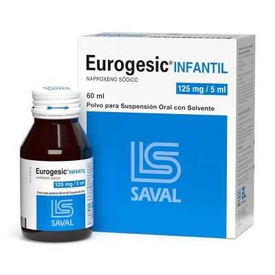 EUROGESIC INFANTIL 125MG/5ML SUSPENSION ORAL 60 ML