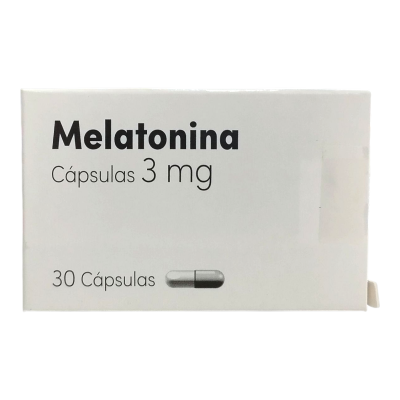 Melatonina 3 mg x 30 cápsulas.(CuraeSpring (Cenabast)