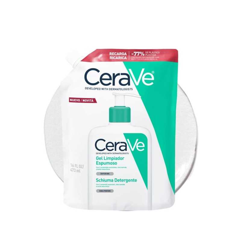 CERAVE GEL LIMPIA ESPUMOSO REFILL 473ML