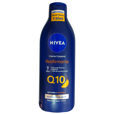 Nivea Crema Reafirmante Q10 + Vitamina C Piel Extra Seca 400ml