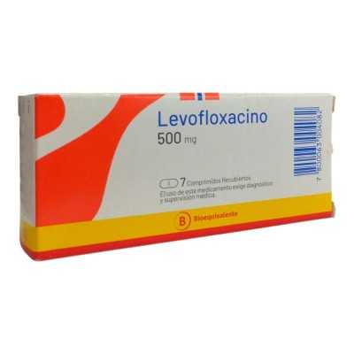 LEVOFLOXACINO B 500mg X7COM MINTLAB 