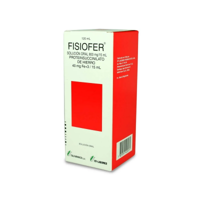 Fisiofer Jarabe 800mg/15ml x 120ml.