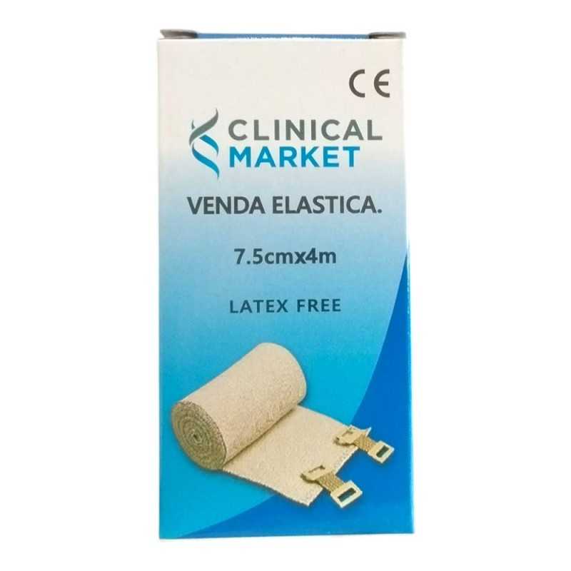 VENDA ELASTICA BEIGE 7 5CM X 4 MT KINGCARE 