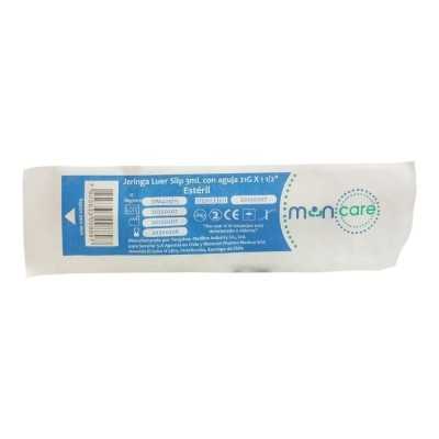 JERINGA 3ml LUER SLIP AGUJA 21Gx1½ MUNCARE 