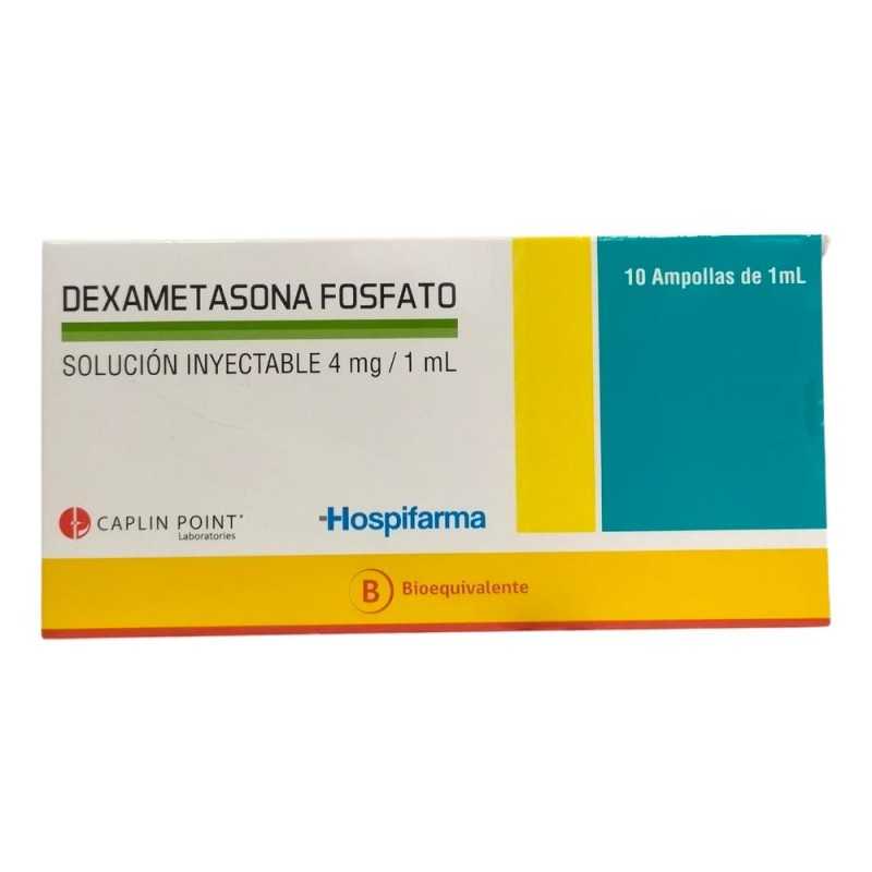 DEXAMETASONA 4mg/1mL x 10 ampollas Caplin Point 