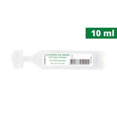 Cloruro de sodio 0,9% ampolla plastica 10 ml. (Biosano)