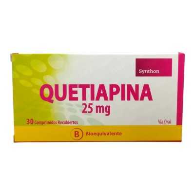 QUETIAPINA 25MG X 30COM SYNTHON 