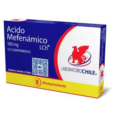 AC MEFENAMICO 500MG X10COM CHILE 