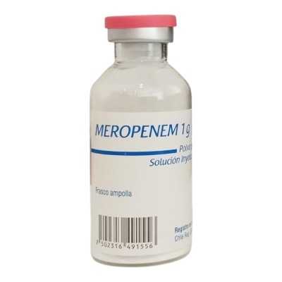 Meropenem I V 1 gramo x 1 frasco ampolla PISA 