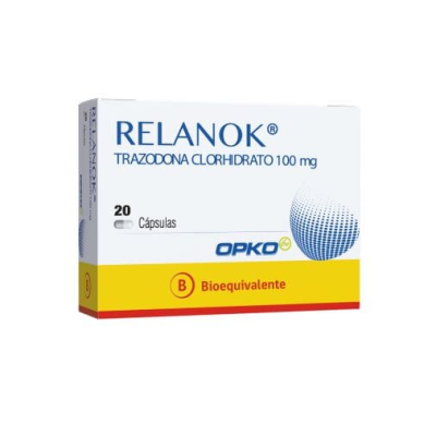 Relanok 100 mg x 20 cápsulas.