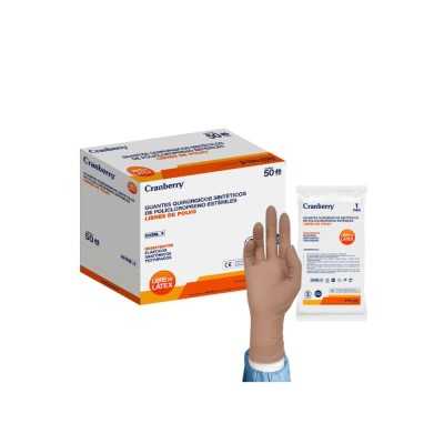 GUANTE QUIR ESTER L/LATEX L/P N 8 1PAR CRAN 