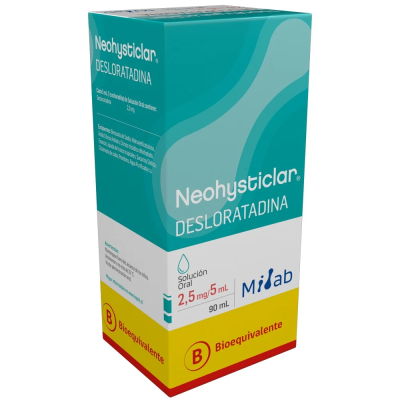 Neohysticlar Jarabe 2,5mg/5ml x 90 ml.