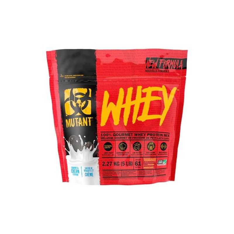 MUTANT WHEY PROTEIN COOKIES AND CREAM 5 Lb MUTANT WHEY PROTEIN COOKIES AND CREAM 5 Lb