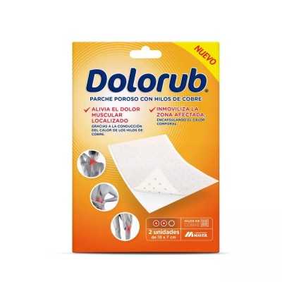DOLORUB PARCHE COBRE X 2 UNIDADES