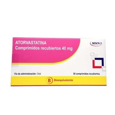 ATORVASTATINA 40mg X30COM MSN CENABAST 