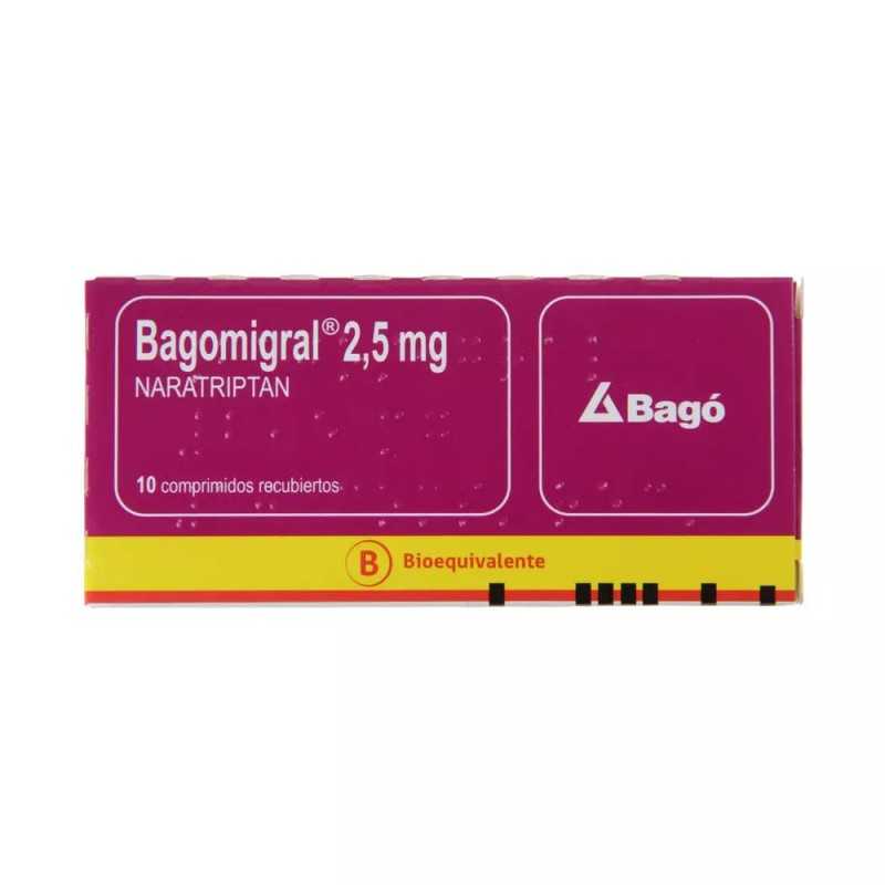 BAGOMIGRAL 2 5mg X10COM 