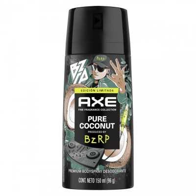 AXE DESODORANTE SPRAY PURE COCONUT EDL BZRP 150ml