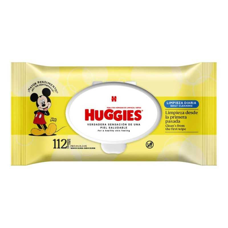 HUGGIES TOALLITAS HUMEDAS LIMP DIARIA X 112