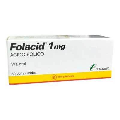 FOLACID 1mg X60COM CENABAST 