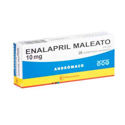 Enalapril 10mg x20com. (Andromaco)