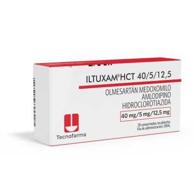 ILTUXAM HCT 40/5/12 5 MG X28COM