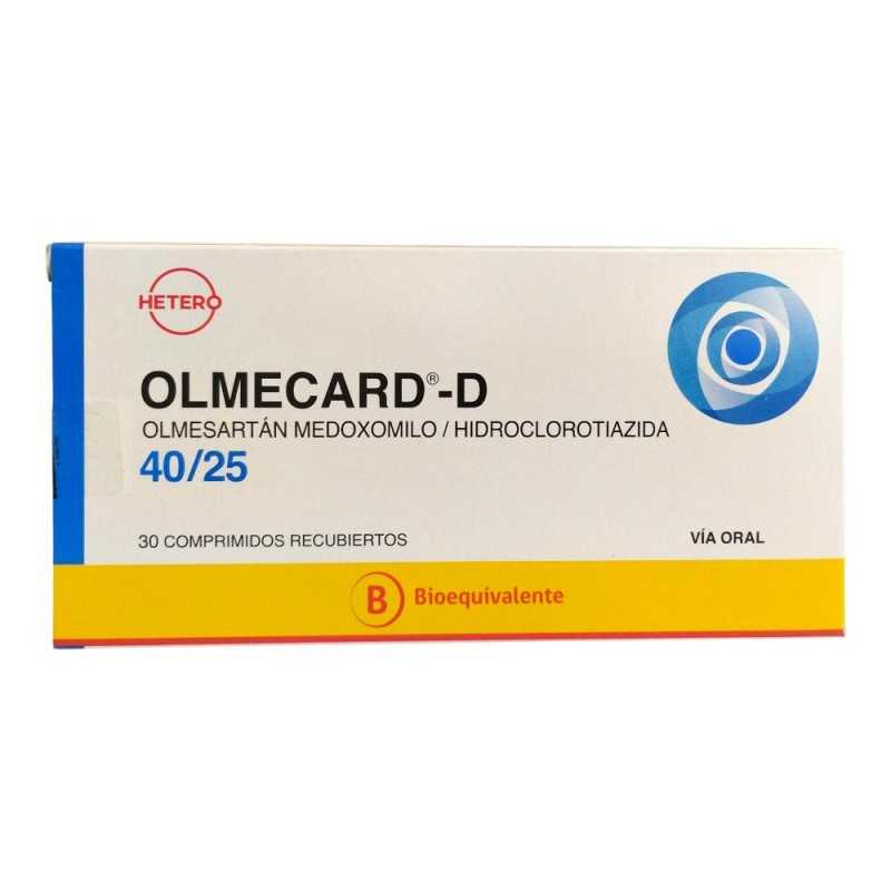 OLMECARD D 40/25 X 30 COMPRIMIDOS 