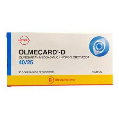 OLMECARD D 40/25 X 30 COMPRIMIDOS 