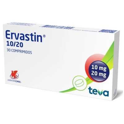 ERVASTIN 10/20mg x30com