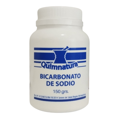 Bicarbonato de sodio Pote x 150 gramos. (Quimnatura)