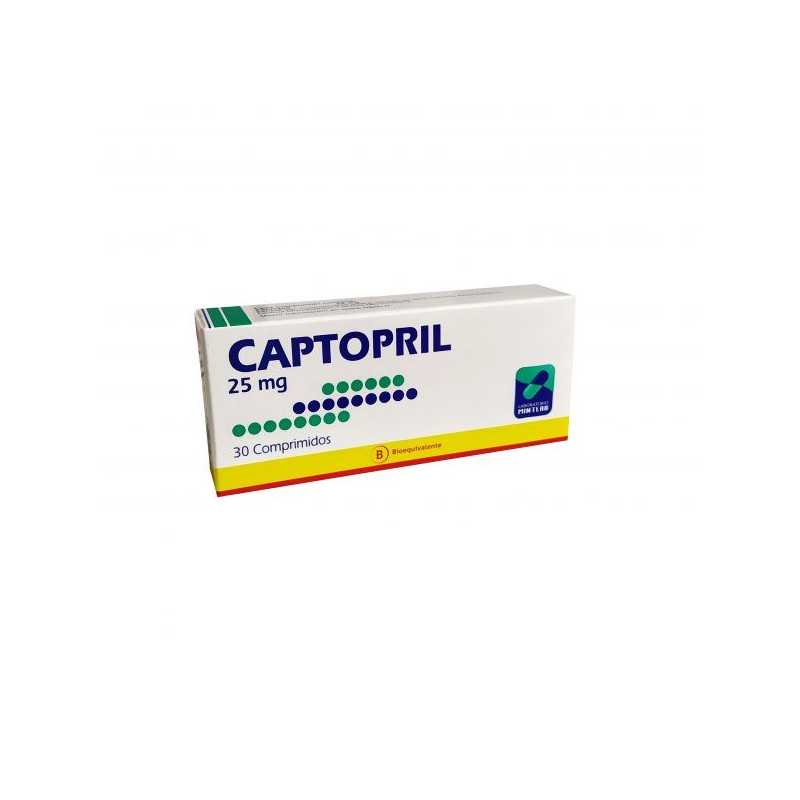 Captopril 25mg x30com. (Mintlab)