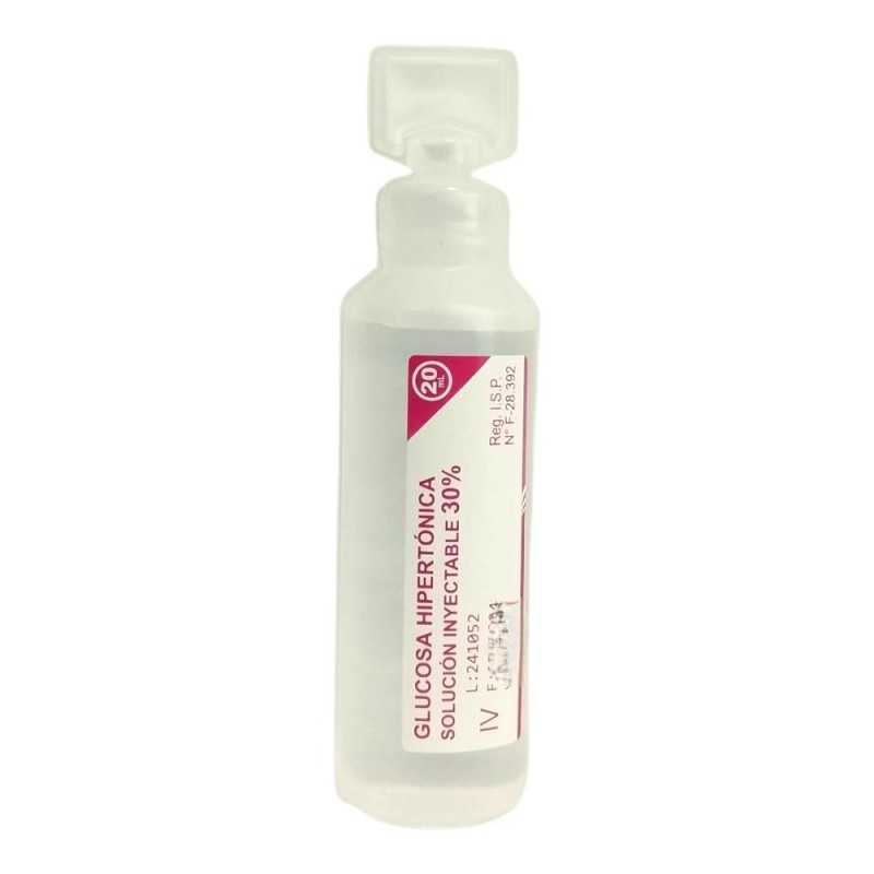 GLUCOSA HIPERTONICA 30 AMP PLASTICA 20ml BPH 