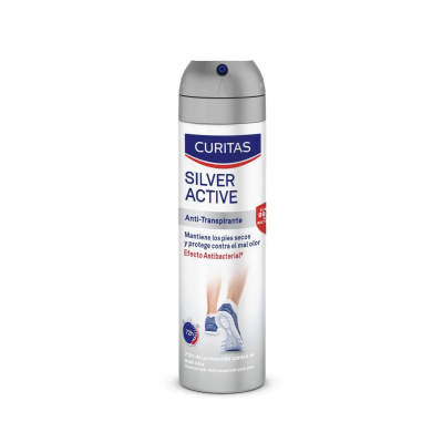 Curitas Silver Active Desodorante para Pies spray 150 mL