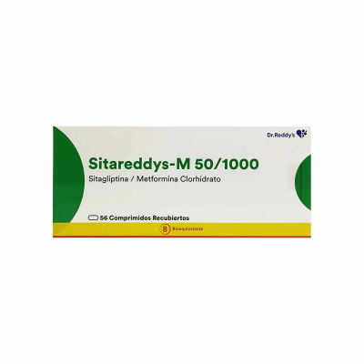 Sitareddys M 50/1000 x 56 comprimidos recubiertos.