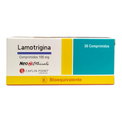 Lamotrigina 100 mg x 30 comprimidos. (Neoethicals)