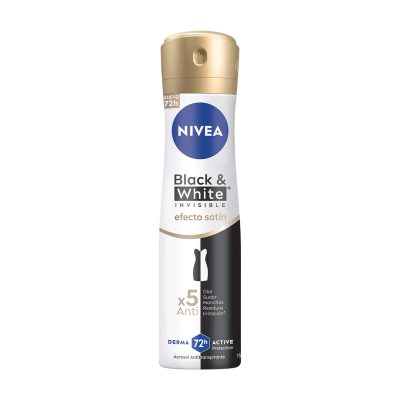 Nivea Desodorante Spray B&W Invisible Efecto Satín 150 ml