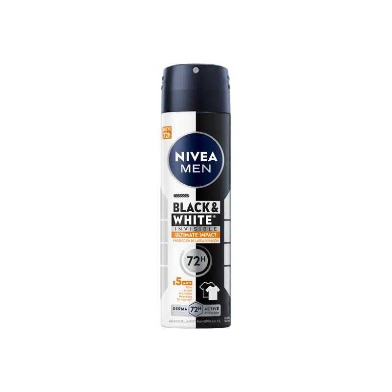 NIVEA MEN DEO SPRAY B&W INVISIBLE ULT IMPAC 150 ML