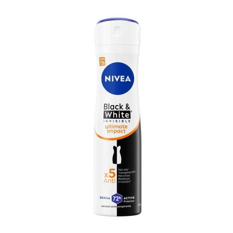 NIVEA DEO SPRAY B&W INVISIBLE ULTI IMPACT 150ML