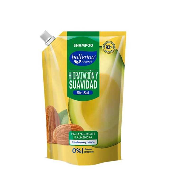 BALLERINA SHAMPOO SIN SAL PALTA ALMENDRA DP 750ML BALLERINA SHAMPOO SIN SAL PALTA ALMENDRA DP 750ML