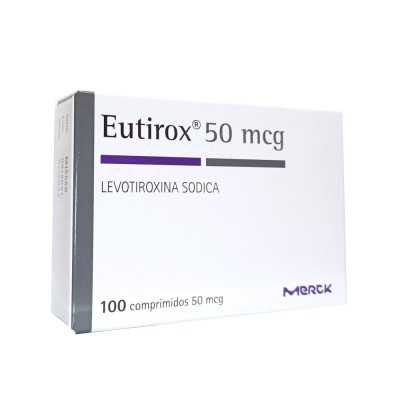EUTIROX 50mcg X100COM