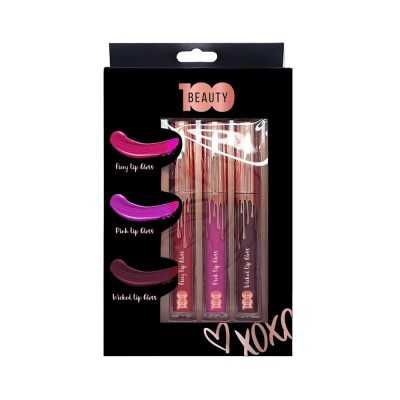 SET 3 LIP GLOSS MATTE BEAUTY 100 