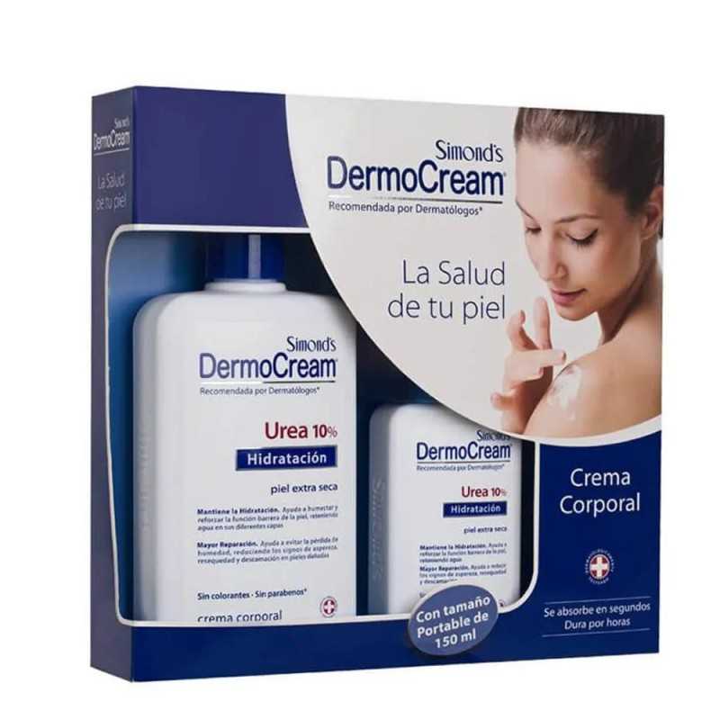 DERMOCREAM ESTUCHE UREA 10 400ML 150 ML 