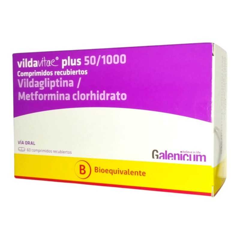 VILDAVITAE PLUS 50/1000 MG X60COM VILDAVITAE PLUS 50/1000 MG X60COM